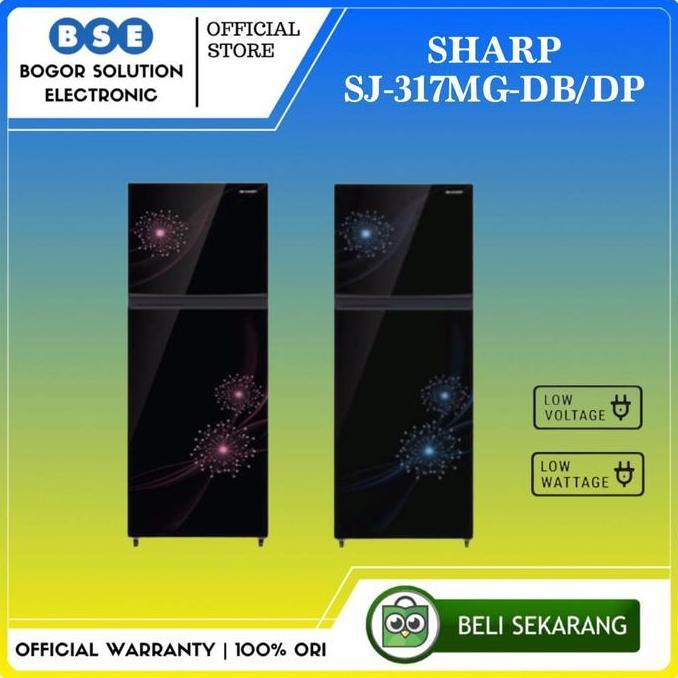 SHARP SJ317MG // SHARP SJ-317MG Kulkas 2 Pintu 237L Sharp SJ 317 MG