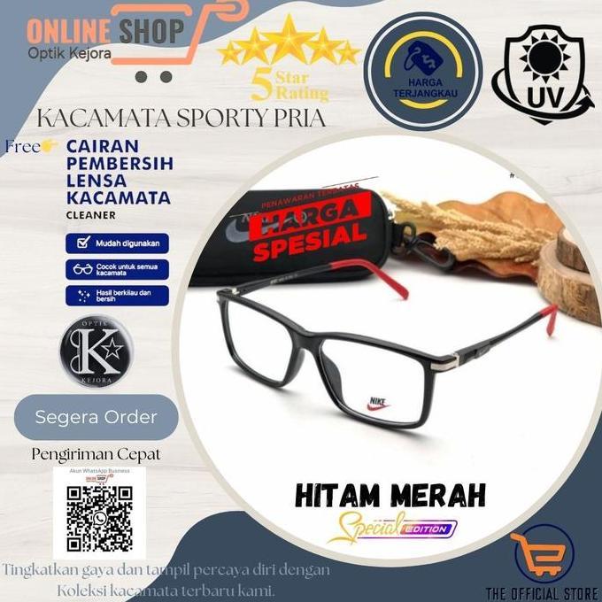 KACAMATA PHOTOCROMIC | KACAMATA PRIA SPORTY | FRAME NIKE 0528