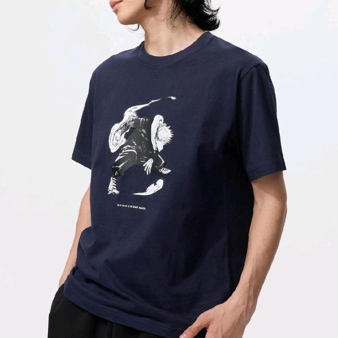 UNIQLO Kaos UT Manga Sueisha 100th Anniversary Jujutsu Kaisen Lengan Pendek Tshirt Orinal jastip