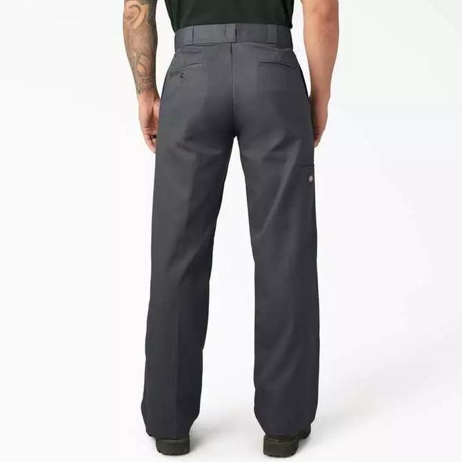 Dickies Men's Loose Fit Double Knee Work Pants / Charcoal Grey