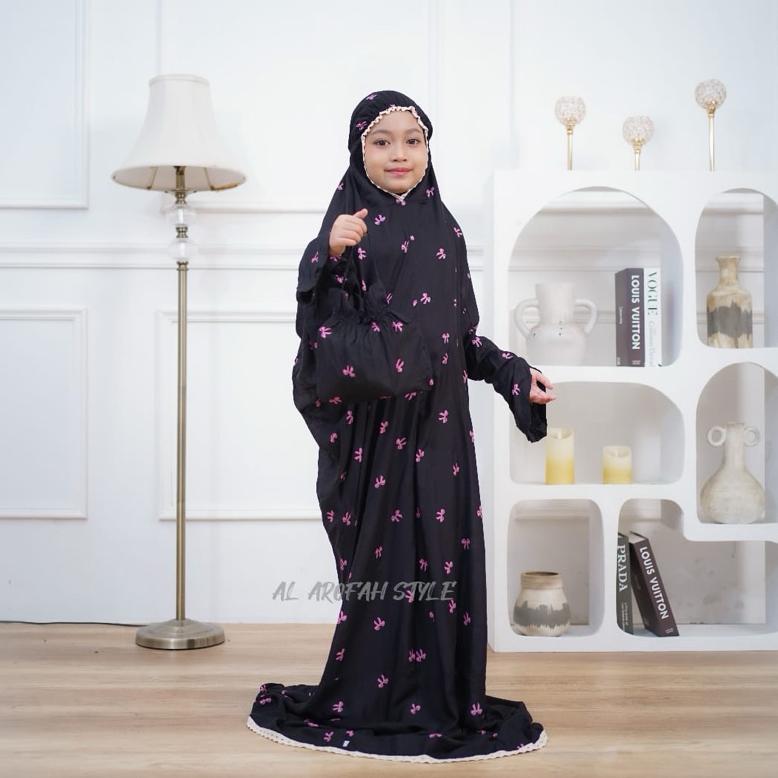 PREMIUM MUKENAH TERUSAN ANAK SD/SMP/REMAJA RAYON COUQETT MUKENA PRINT ADEM