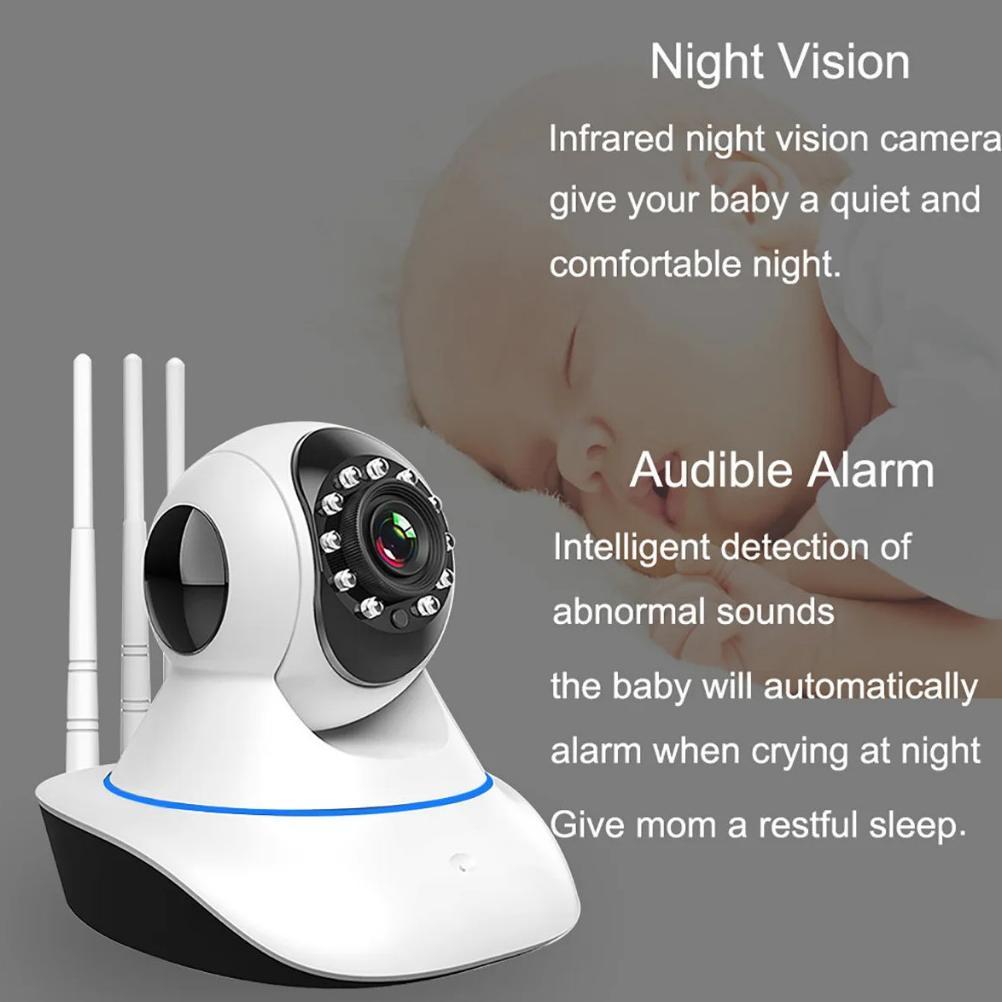 VELMORASUPPLY KAMERA IP CCTV V380 PRO DENGAN 3 ANTENA WIRELESS WIFI  JARAK JAUH LEWAT HP SALE