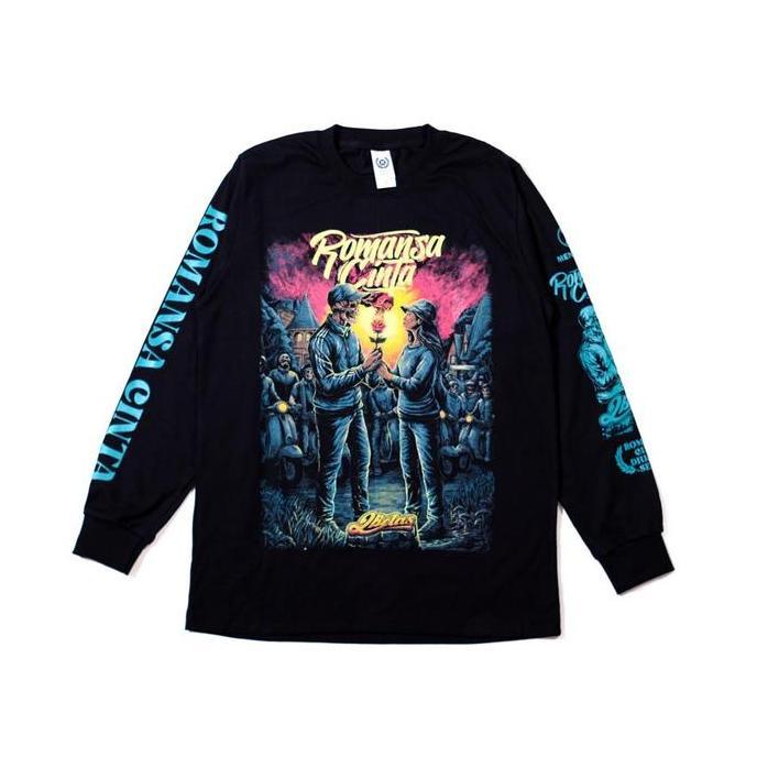 Longsleeve 2BELAS - ROMANSA CINTA (black)