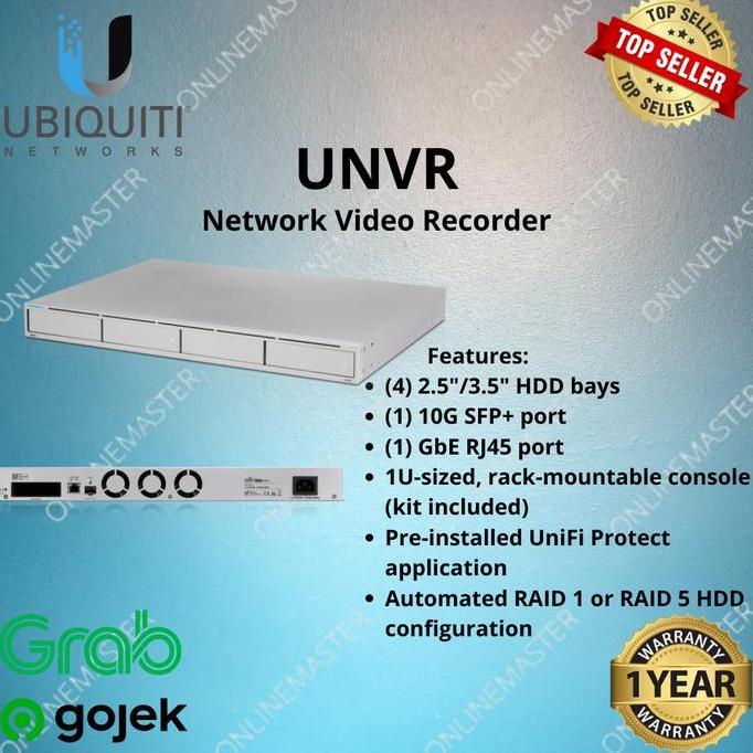 Ubiquiti UNVR UniFi Protect Network Video Recorder