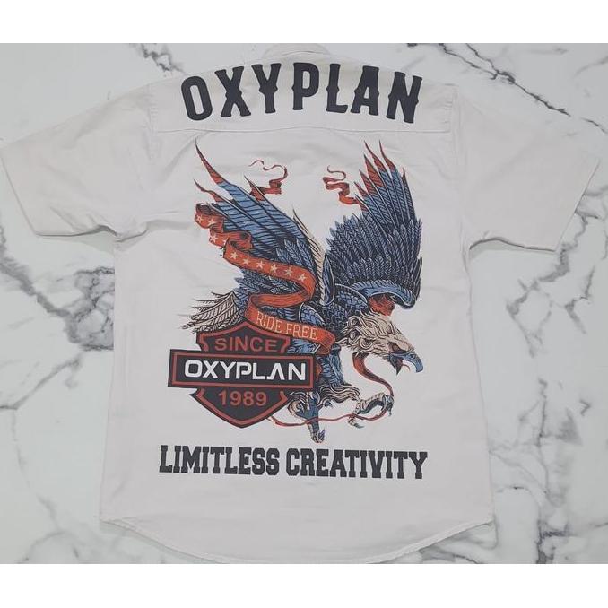 KEMEJA OXYPLAN SABLON 3 DIMENSI PREMIUM BAHAN KATUN