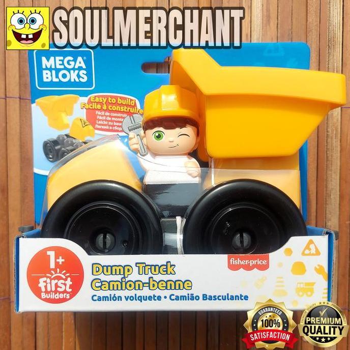 Mega Bloks Dump Truck Maxi Town Car Original Fisher Price New