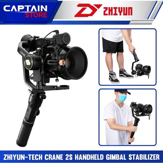 TERLARIS!! ZHIYUN-TECH CRANE 2S HANDHELD GIMBAL STABILIZER - ZHIYUN CRANE 2S