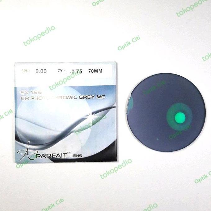 Lensa Kacamata Progresif Photochromic 1.56 Grey Lensa Berubah Warna