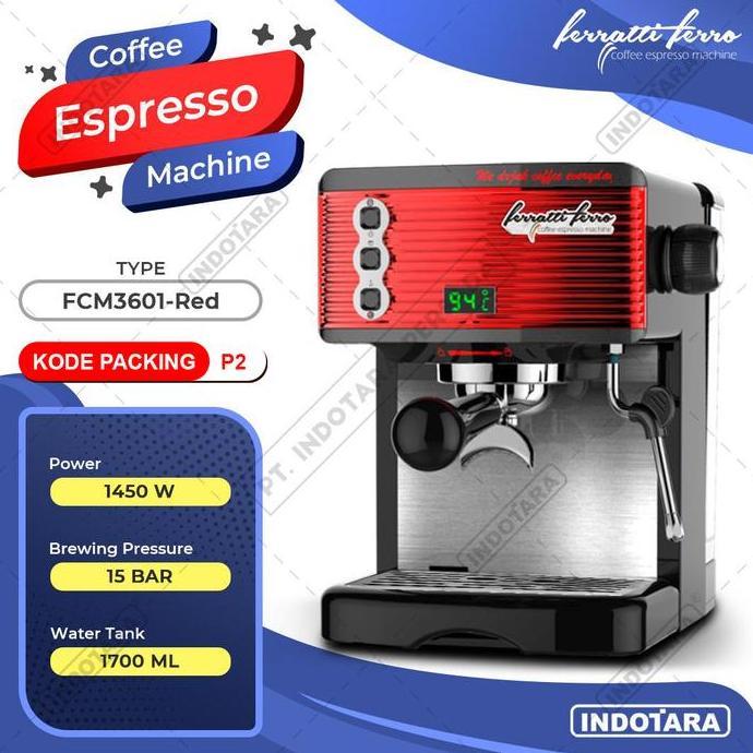 Ferratti Ferro Espresso Machine FCM3601