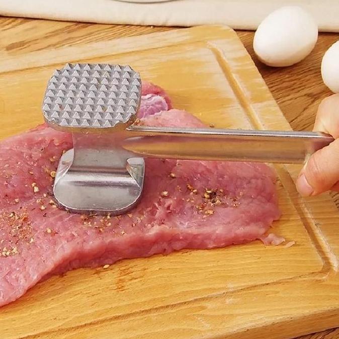 TERLARIS MJ88 PALU DAGING PENGEMPUK PELUNAK DAGING STAINLESS TENDERIZER MEAT