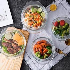 SET LOYANG KACA / PIRING SAJI / WADAH SAJI MAKANAN BS