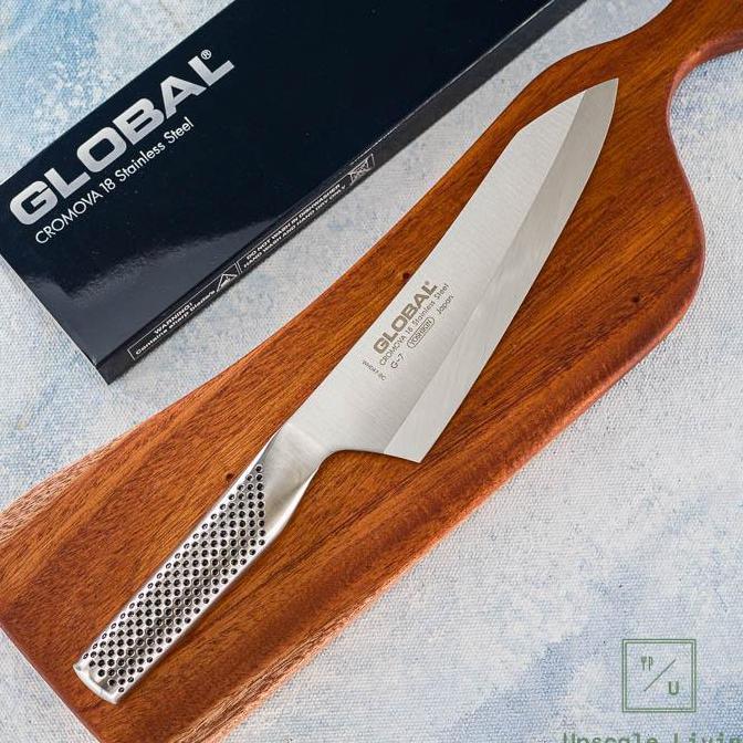 Pisau Jepang GLOBAL G-7 Oriental Deba 18cm
