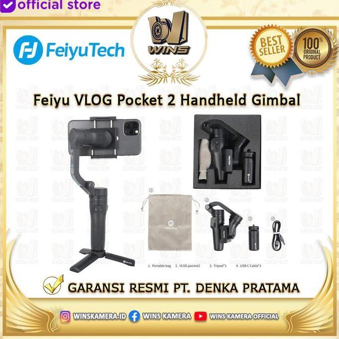TERLARIS FEIYU VLOG POCKET 2 HANDHELD FOLDABLE GIMBAL ORINAL