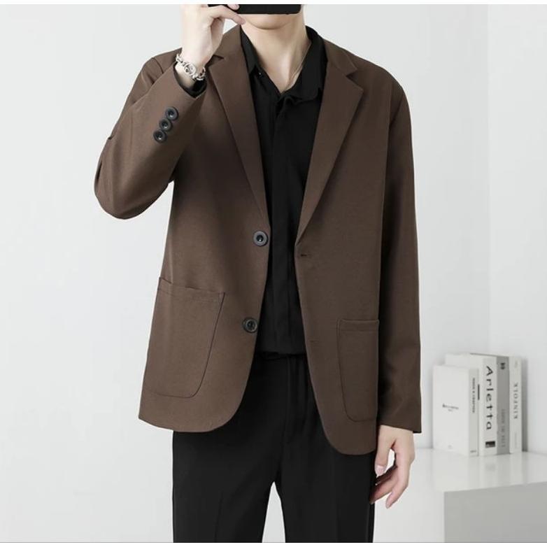 NEW BLAZER PRIA CASUAL FULL PURING - JAS BLAZER PRIA SANTAI