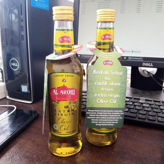Murah Al Arobi Minyak Zaitun Extra Virgin 285Ml - Minyak Zaitun Perawan Terbaik Dari Tursina Mesir -