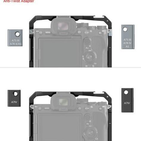 SmallRig Camera Cage for Sony a1 & Select a7 Models with VG-C4EM Battery Grip 3594 Garansi Resmi