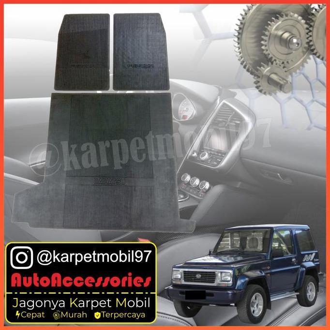 BEBAS ONGKIR - Karpet Feroza Karpet Mobil Feroza Karpet Daihatsu Feroza 2 Baris