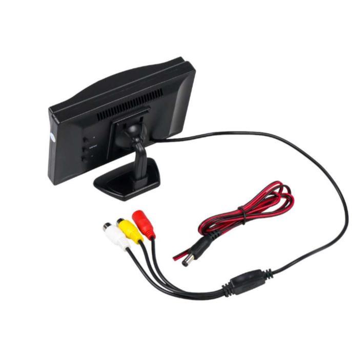 Monitor Rear View Parkir Mobil TFT LCD 5 Inch TV Mini TV Kecil TV Mobil [Anifki19]
