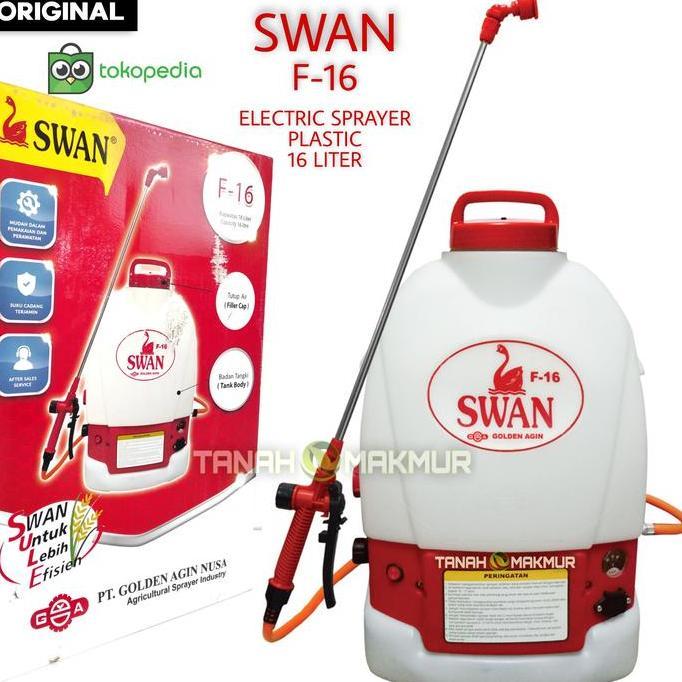 SWAN F16 ELEKTRIK SPRAYER SEMPROTAN ALAT SEMPROT PERTANIAN KEBUN HAMA