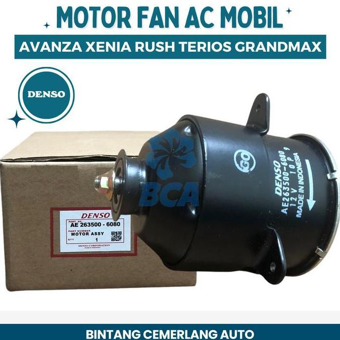 MOTOR FAN RADIATOR AC MOBIL AVANZA XENIA MOTORFAN TERIOS RUSH ORIGINAL READY