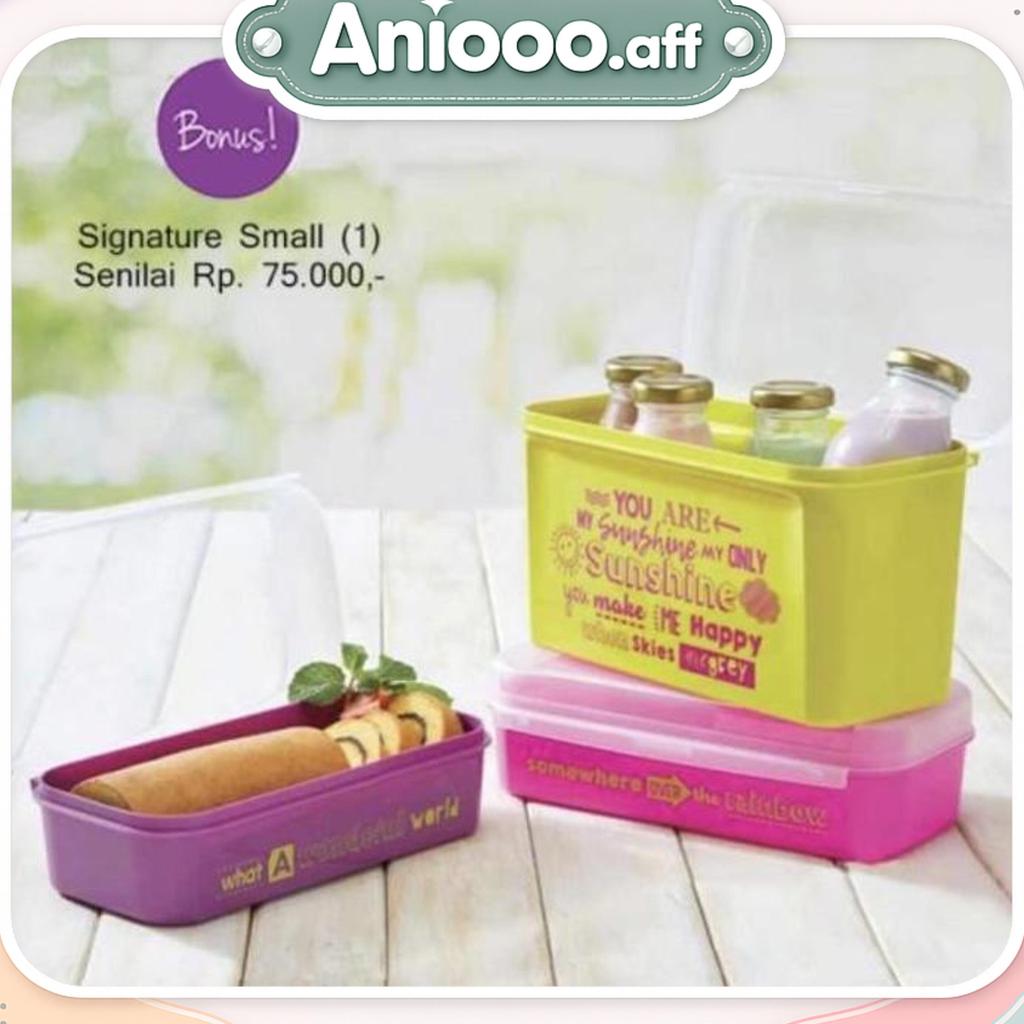 Tupperware Promo Signature Set 3 Pcs