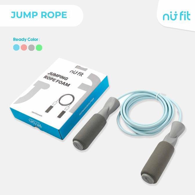 NU - FIT  - Tali Skipping - Skipping Premium  - Skipping jump - Lompat Tali  - Foam Jump Rope - Skip