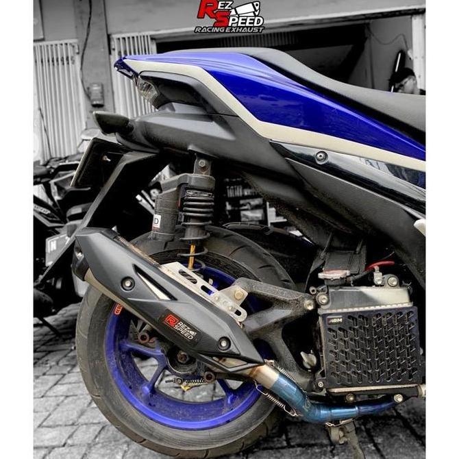 Knalpot Rez Speed Tipe Standard Racing SRV1 Silencer & Fullsystem Aerox Nmax Vario Beat Mio Lexi Pcx