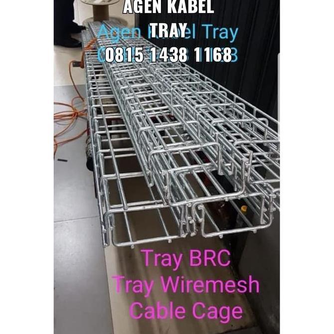 TERLARIS TRAY KAWAT / TRAY BRC / TRAY WIREMESH 100X100X3MM HOTDIP GALVANIS
