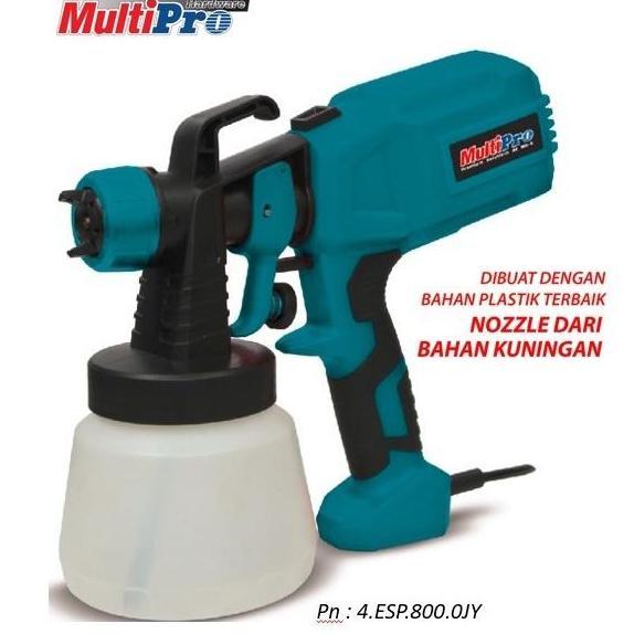 Promo Multipro Esp 800 Spray Gun Listrik Nozzle Kuningan Spraygun Elektrik Terbaru 