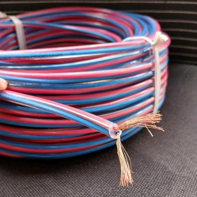 kabel 2x2.5 HYO transparan serabut 10 meter