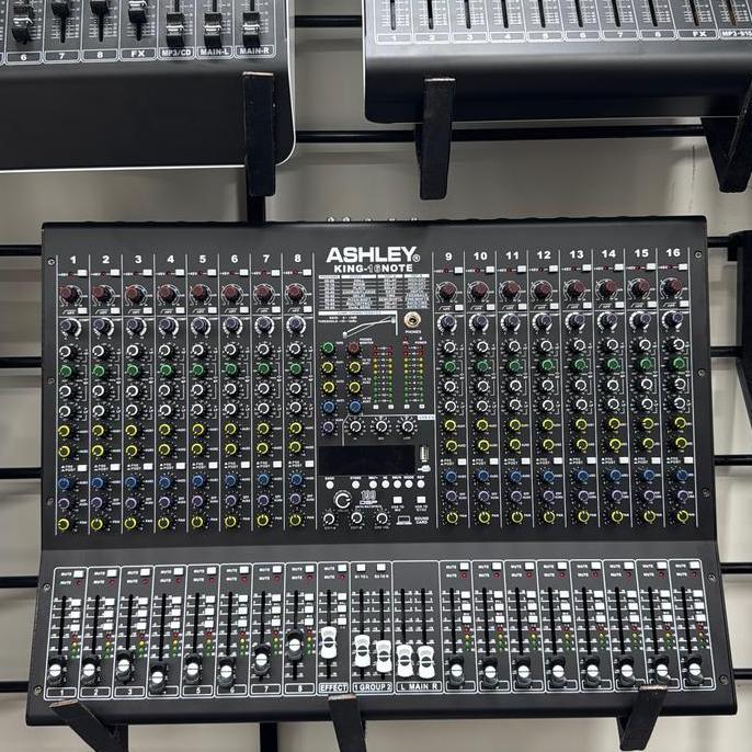 MIXER AUDIO ASHLEY KING 16 NOTE 16CH ORIGINAL Led Monitor