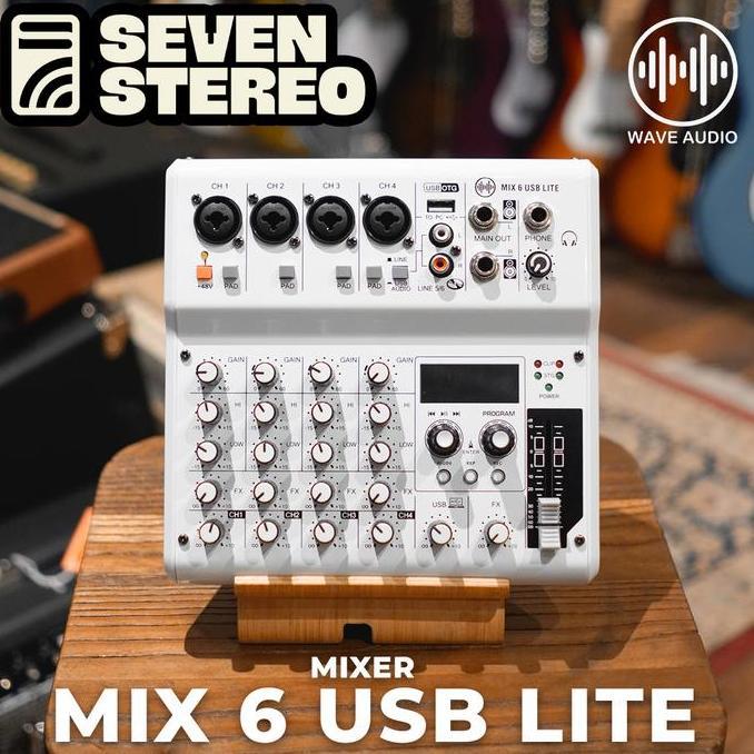 Wave Audio MIX6USB lite Mix 6 USB Lite Mixer Audio