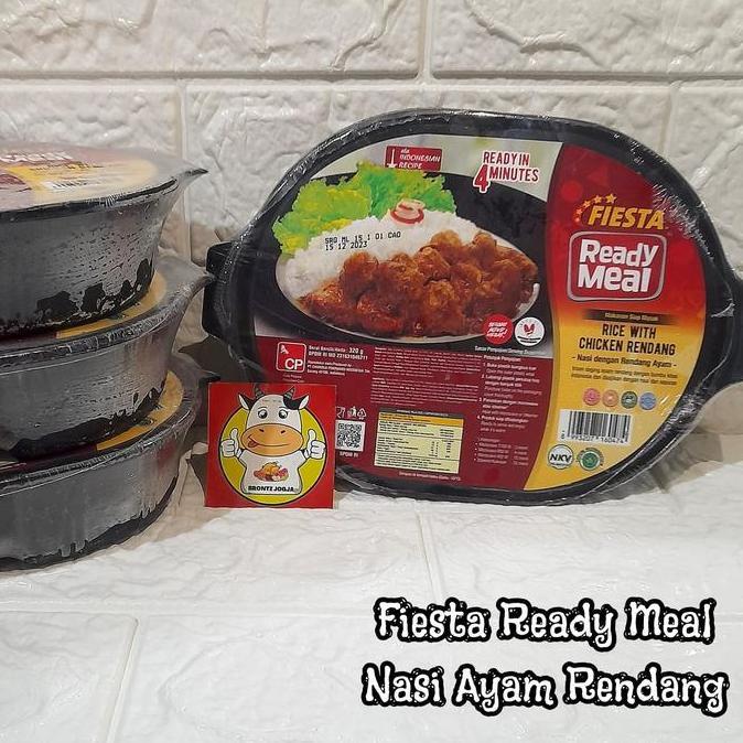 FIESTA Ready Meal Chicken Rendang Nasi Daging Ayam Rendang Siap Makan