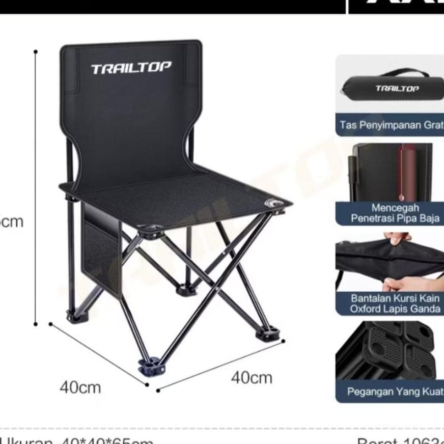 Kursi Portable Dan Meja Portable /Trailtop Kursi Lipat Outdoor Serbaguna Kursi Lipat Portable Bangku