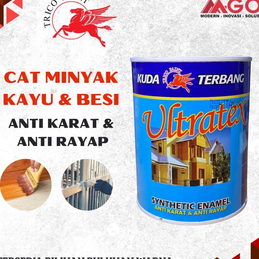 Ultratex Cat Minyak / Cat Kayu / Cat Besi / Cat Anti Karat / Cat Anti Rayap 0,8Kg