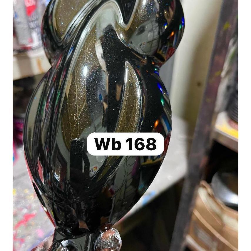 Cat Hitam Metalik Pu/Black Mica Pu/Hitam Metalik Pearl Pu 500Ml