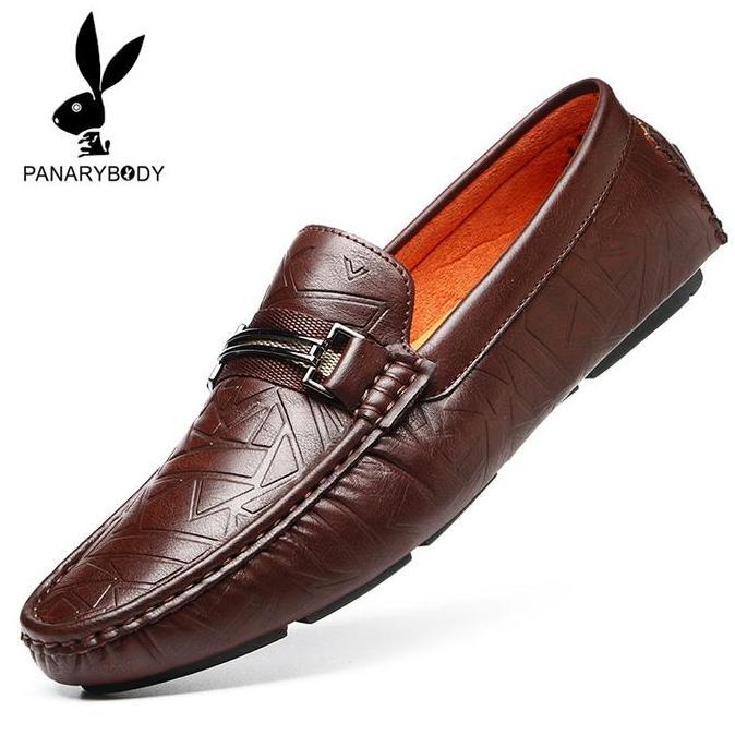 PANARYBODY Sepatu Kerja Kasual   Pria Loafers  Cowok Flat Shoes Nyaman Dipakai JH1909