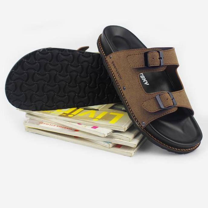 Eht dream x footsky - Martis Brown - Sandal Casual Pria Wanita