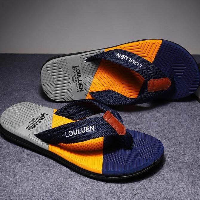 sepatu sandal pria sandal pria branded ori keren 2025 sandal pria orinal 100% keren Sandal Karet Pri