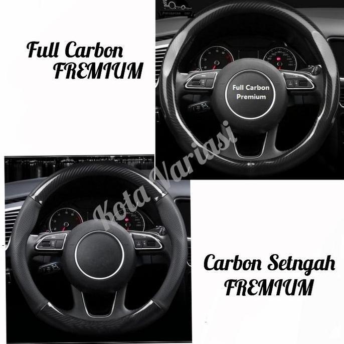 Sarung stir mobil FORD RANGER 2016 Sarung Stir Carbon Premium