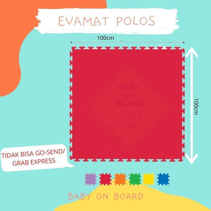Evamat karpet sport 1m polos 100x100x2cm