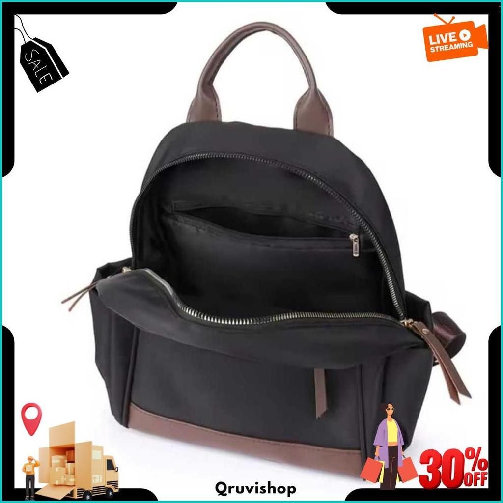 Tas Ransel Backpack Trendy Korea Tas Wanita Import Waterproof Bahan Cocoly Tas Kuliah Wanita Model T
