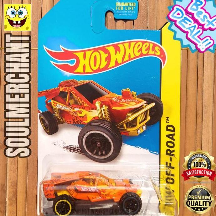 Hot Wheels Team Hot Wheels Corkscrew Buggy Orange Mobil HW Off Road Ban Plastik New