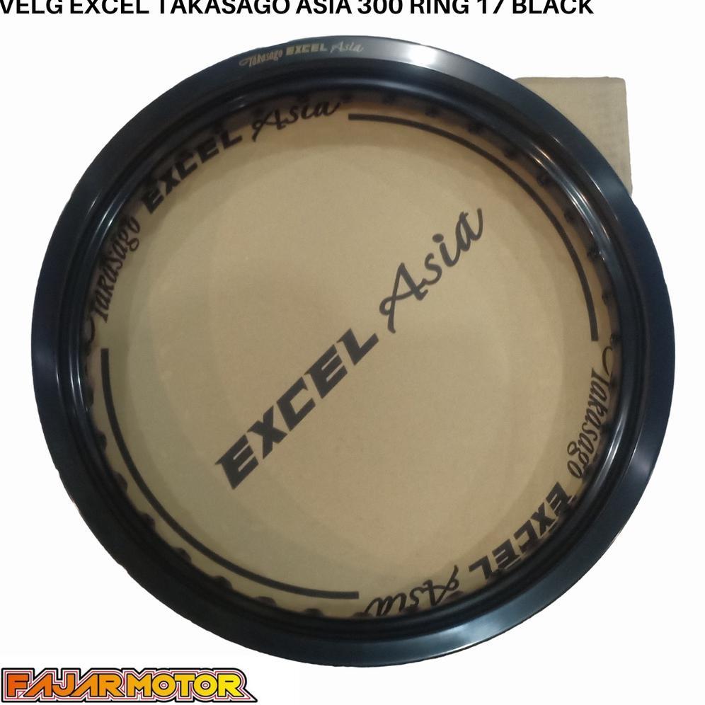 VELG TAKASAGO EXCEL ASIA 300 RING 17 BLACK SILVER