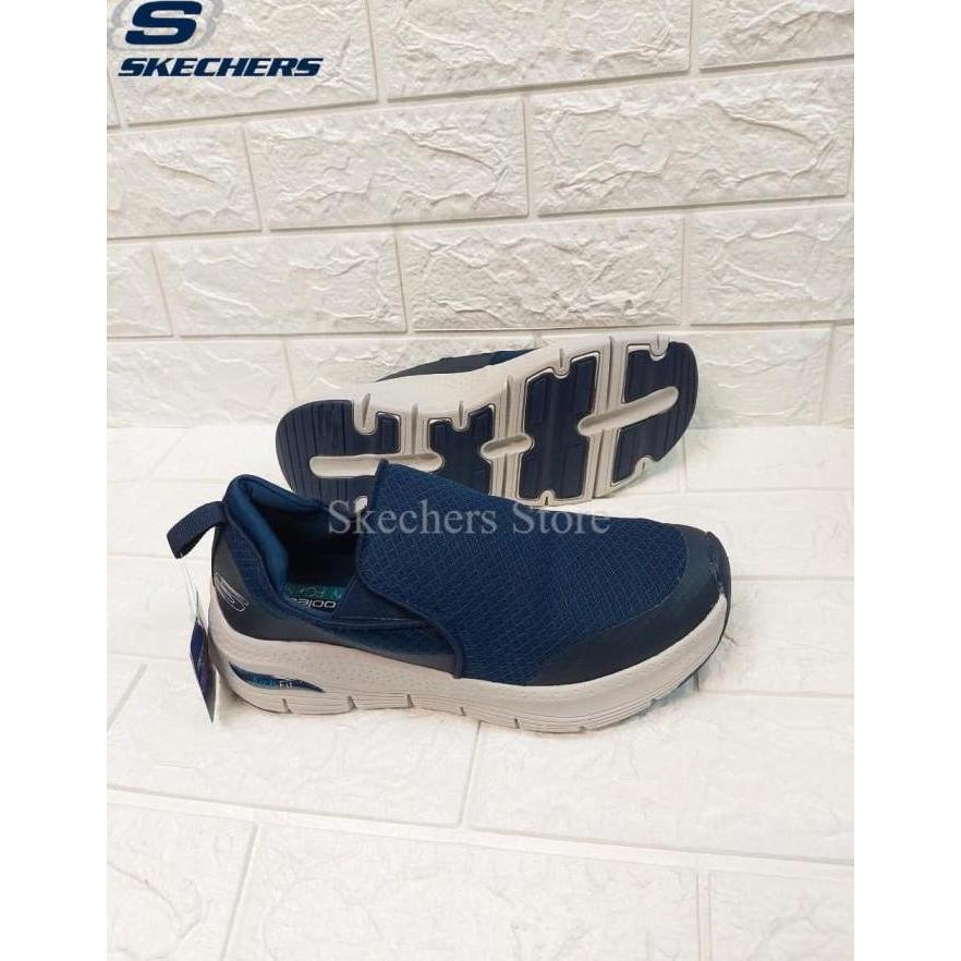 Sepatu Pria Skechers Archfit Ballin Slip on Man Shoes