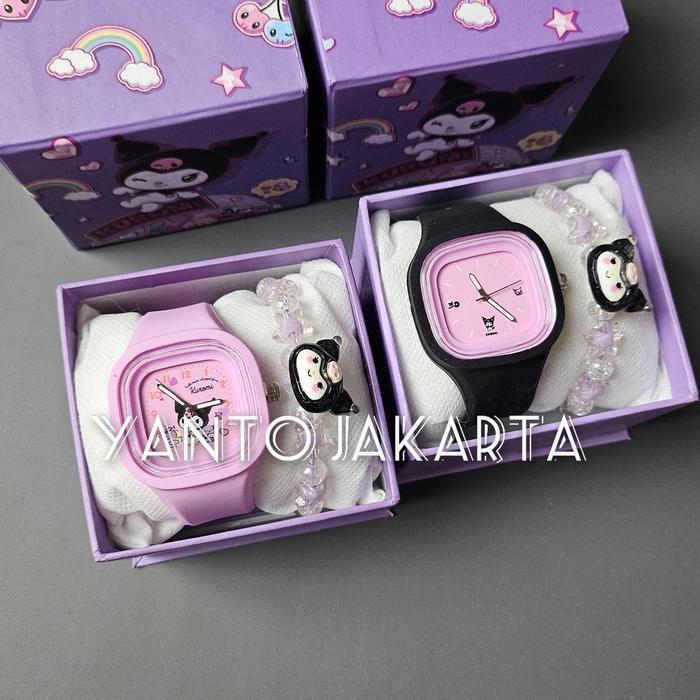 KADO - Jam tangan anak perempuan free gelang