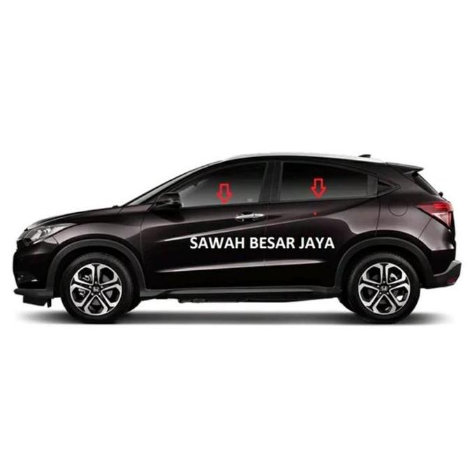 Weather Strip Karet Pelipit Plipit List Lis Garnish Bawah Kaca Pintu Luar Honda Hrv Hr-V S E Prestig