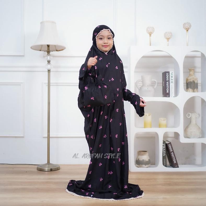 ORIGINAL MUKENAH TERUSAN ANAK SD/SMP/REMAJA RAYON COUQETT MUKENA PRINT ADEM