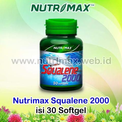 Nutrimax Squalene 2000 Vitamin Minyak Hati Ikan Hiu Squalane/Squalen Terbaru 