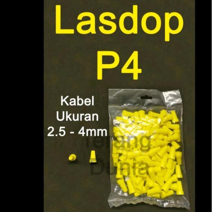 Ricita- Lasdop P4 Lasdop 2.5Mm Lasdop Kabel Listrik Penutup Sambungan Kabel P4